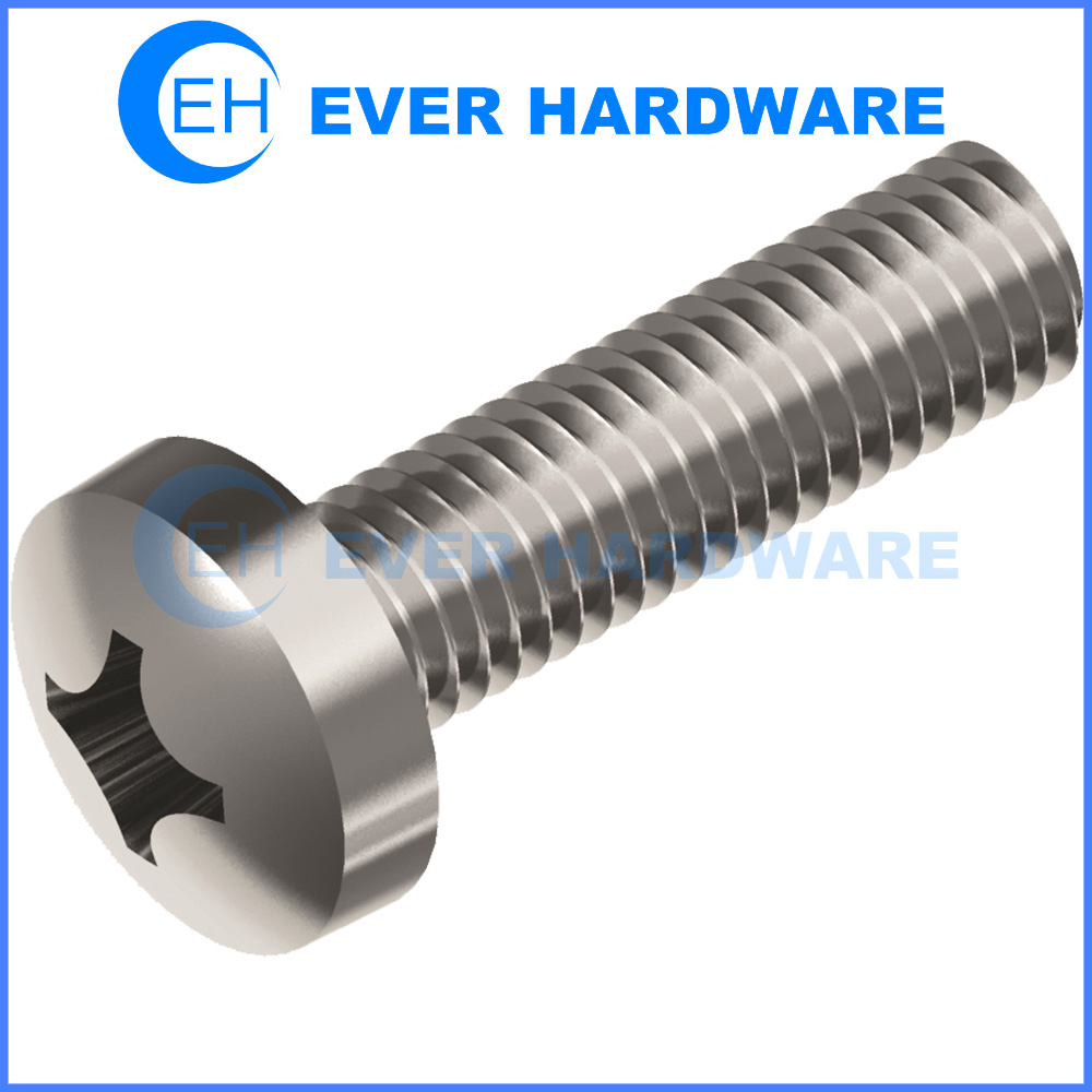 Pan Head Pack of 100 14mm Length Steel Machine Screw Zinc Plated Finish Fully Threaded Meets DIN 7985 Phillips Drive M4-0.7 Metric Coarse Threads