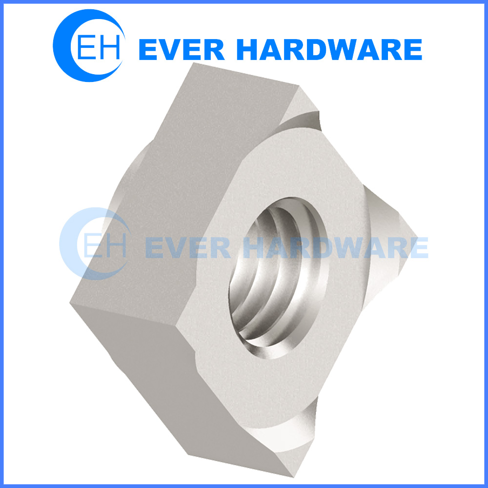 Square Weld Nut Stainless Steel DIN 928 Type B Purification 304 A2-70