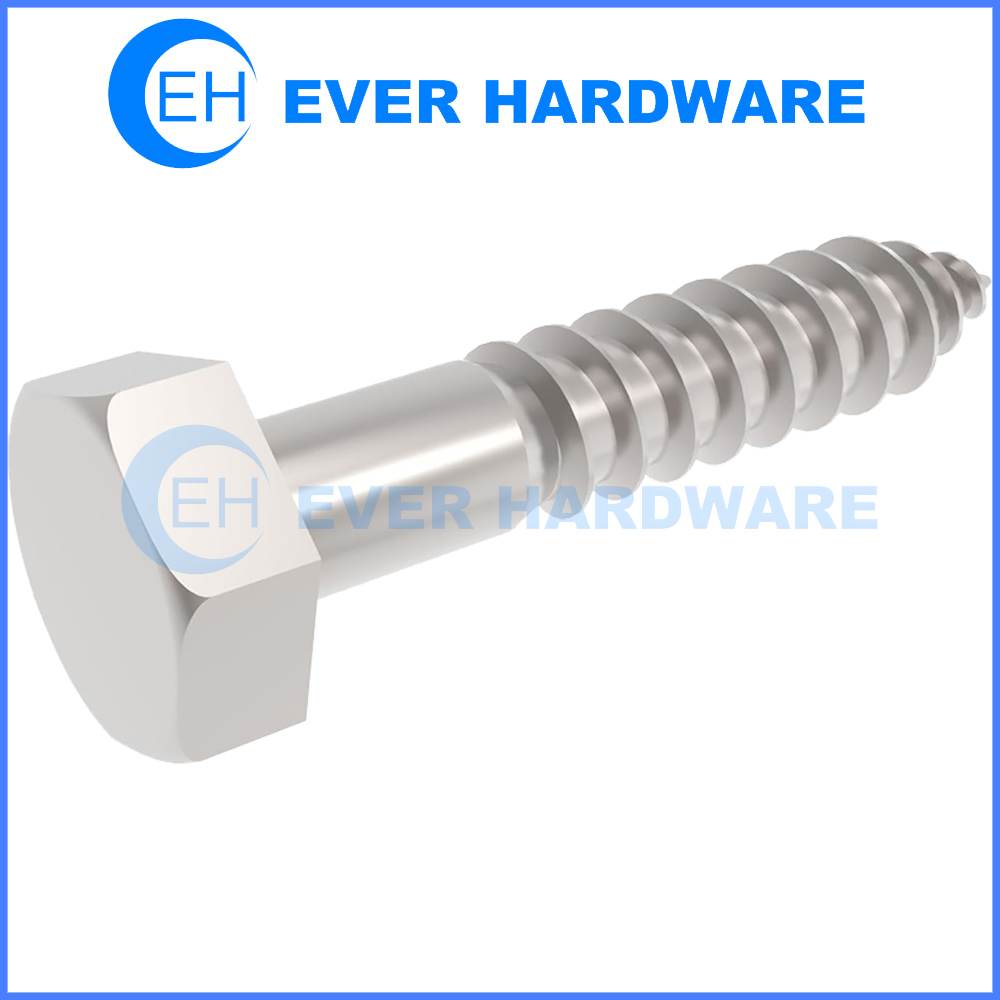 stainless steel pipe 70mm M8 Screw Hexagon DIN 304 571 Stainless Wood A2 Head Steel 70