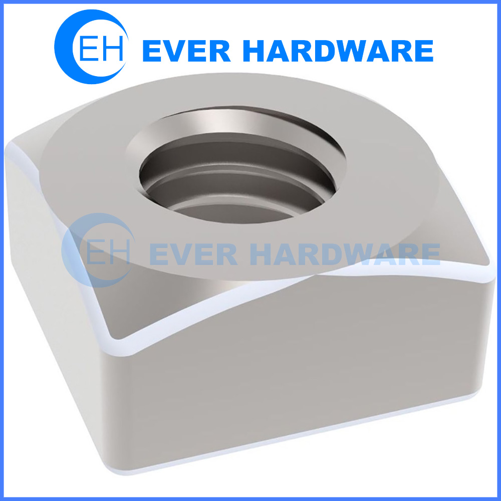 Square Nuts A2-70 304 Stainless Steel DIN557 M3 M4 M5 M6 M8 M10 