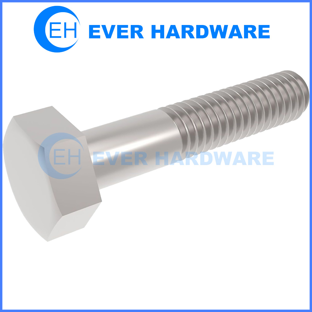 M10-1.5 Hex Head Bolts DIN 931 Stainless Steel A2 Partial Threaded Bolt