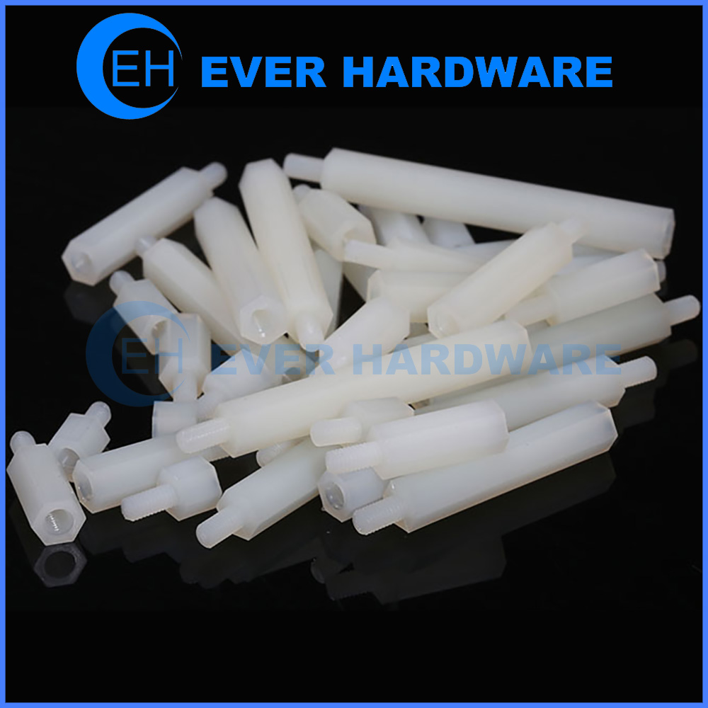 M2 M2.5 White Nylon Motherboard Male Female Hex PCB Standoff Spacers