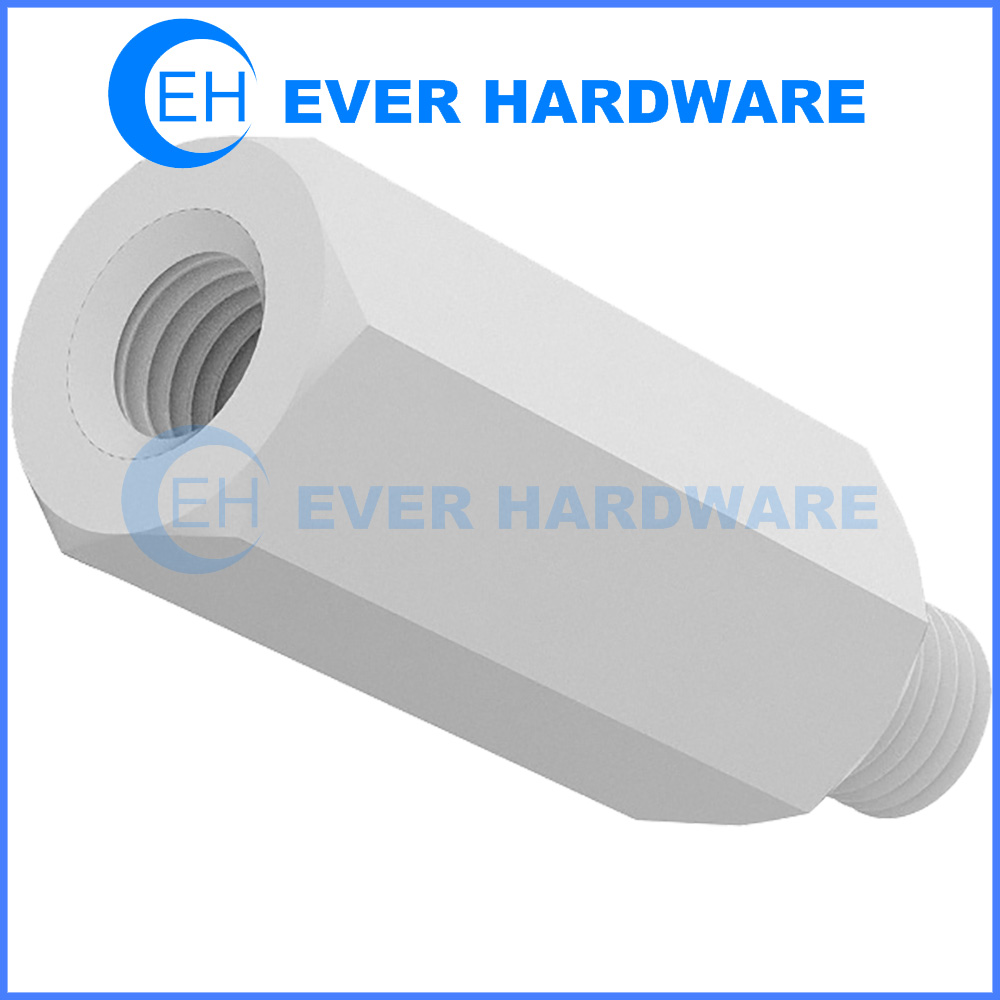 M2 M2.5 White Nylon Motherboard Male Female Hex PCB Standoff Spacers