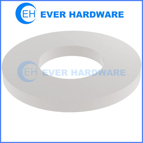 Nylon Flat Washers Round Flat Plastic Insulating Gaskets Spacers Metric