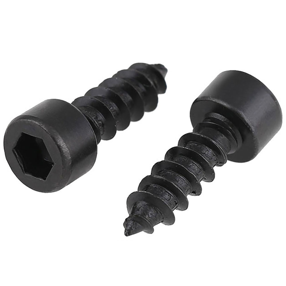 Black PA3X16 Round head tapping screw Audio speaker screw Horn mounting 